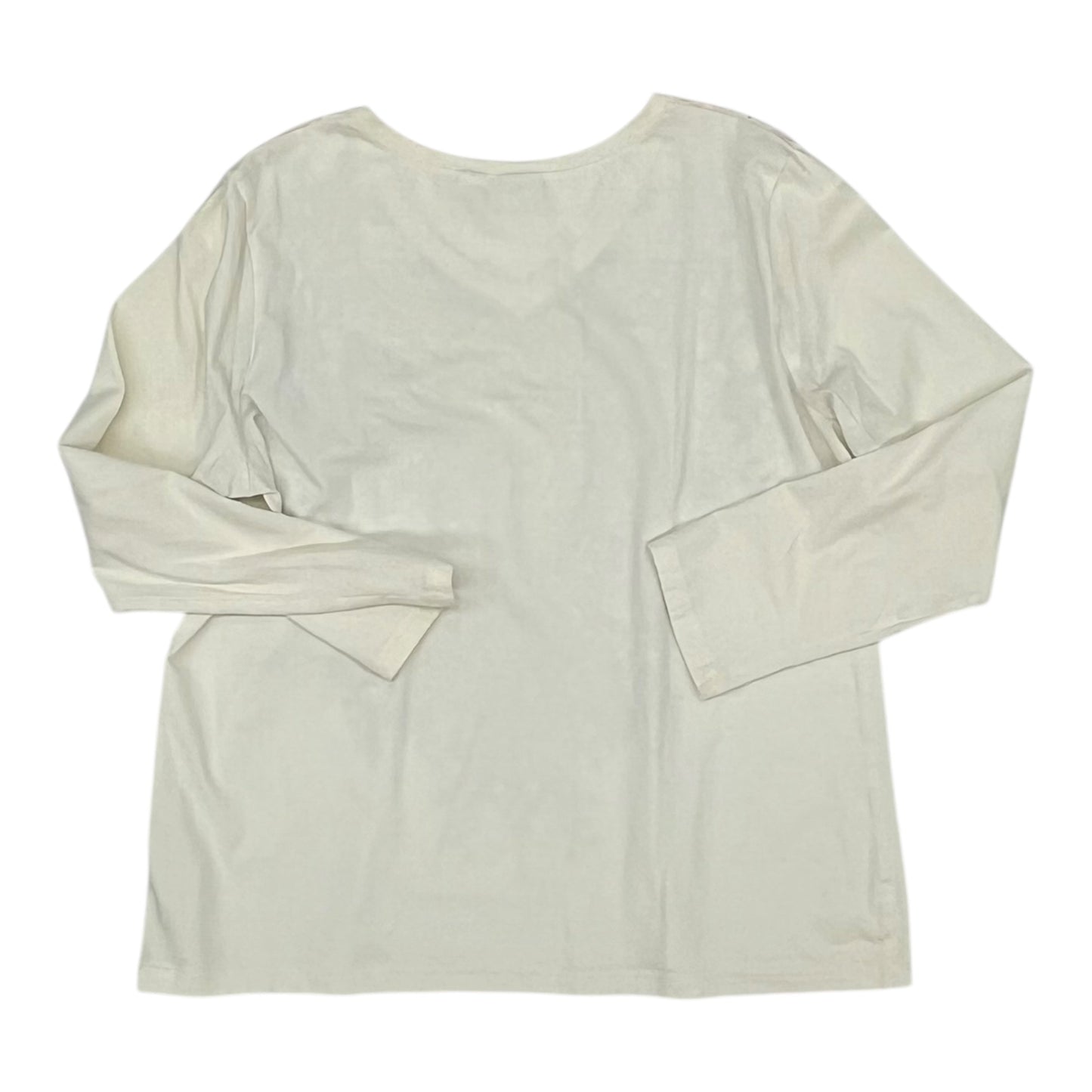 Top Ls Basic By Chicos In Cream, Size:Xl