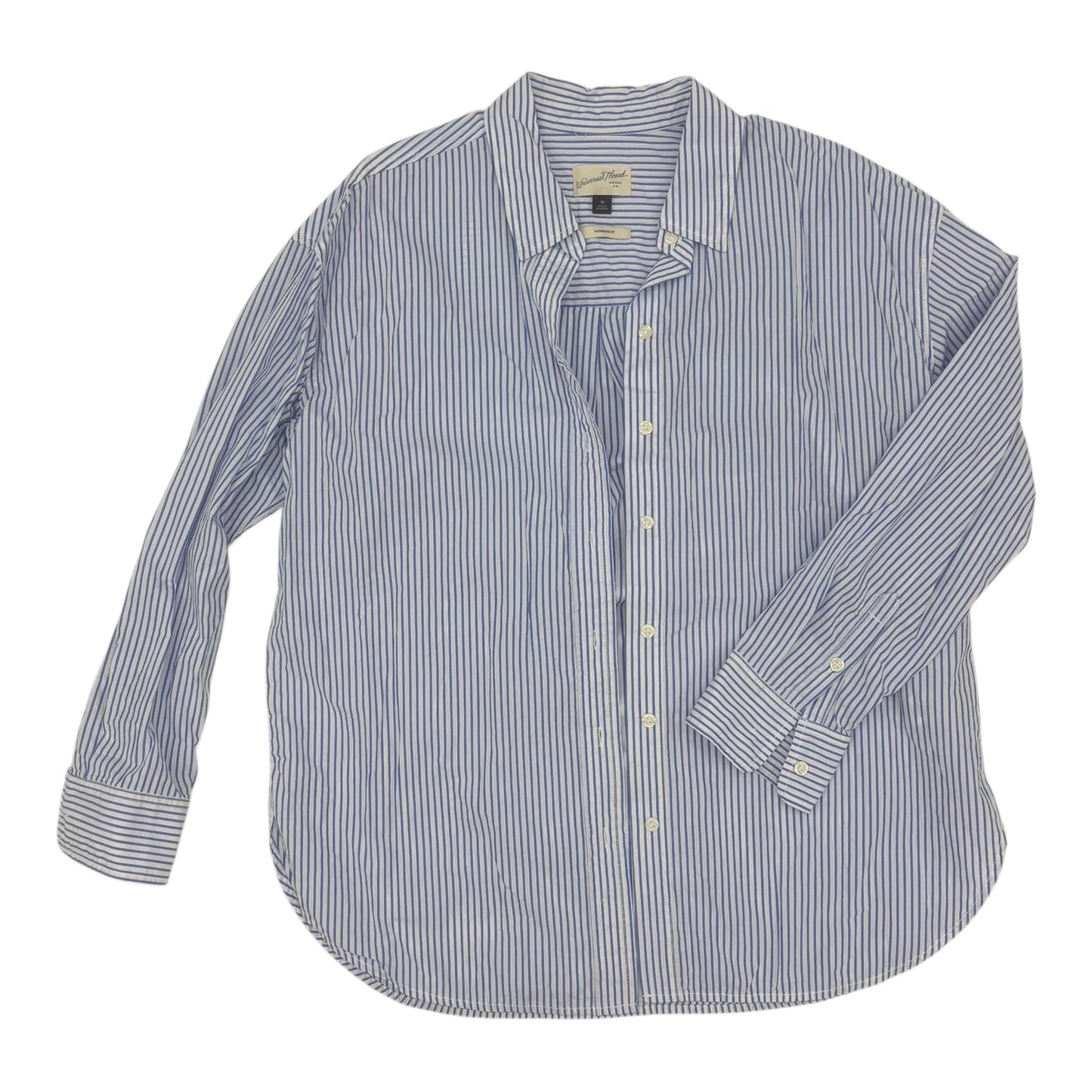 Top Ls By Universal Thread In Blue & White, Size:M