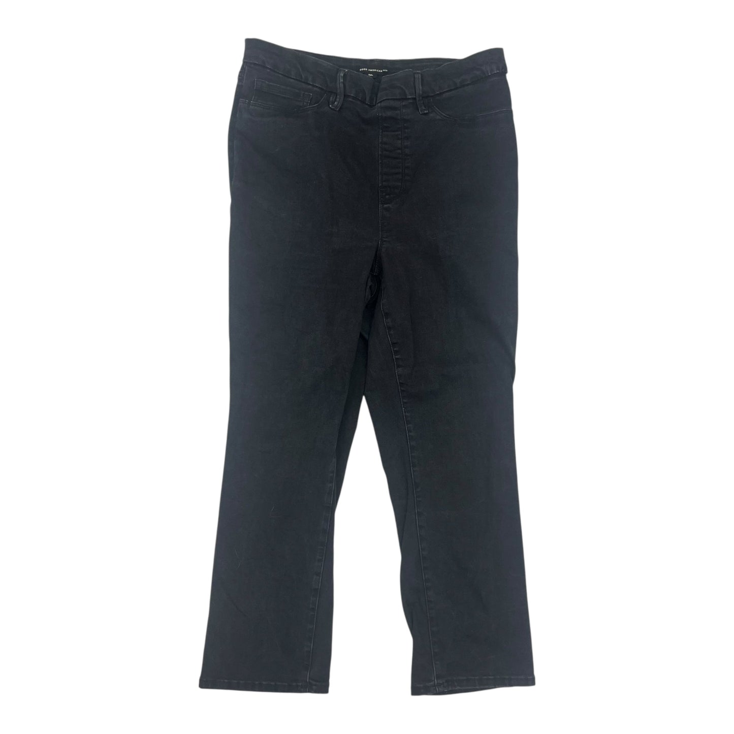 Jeans Straight By Good American In Black, Size:2X