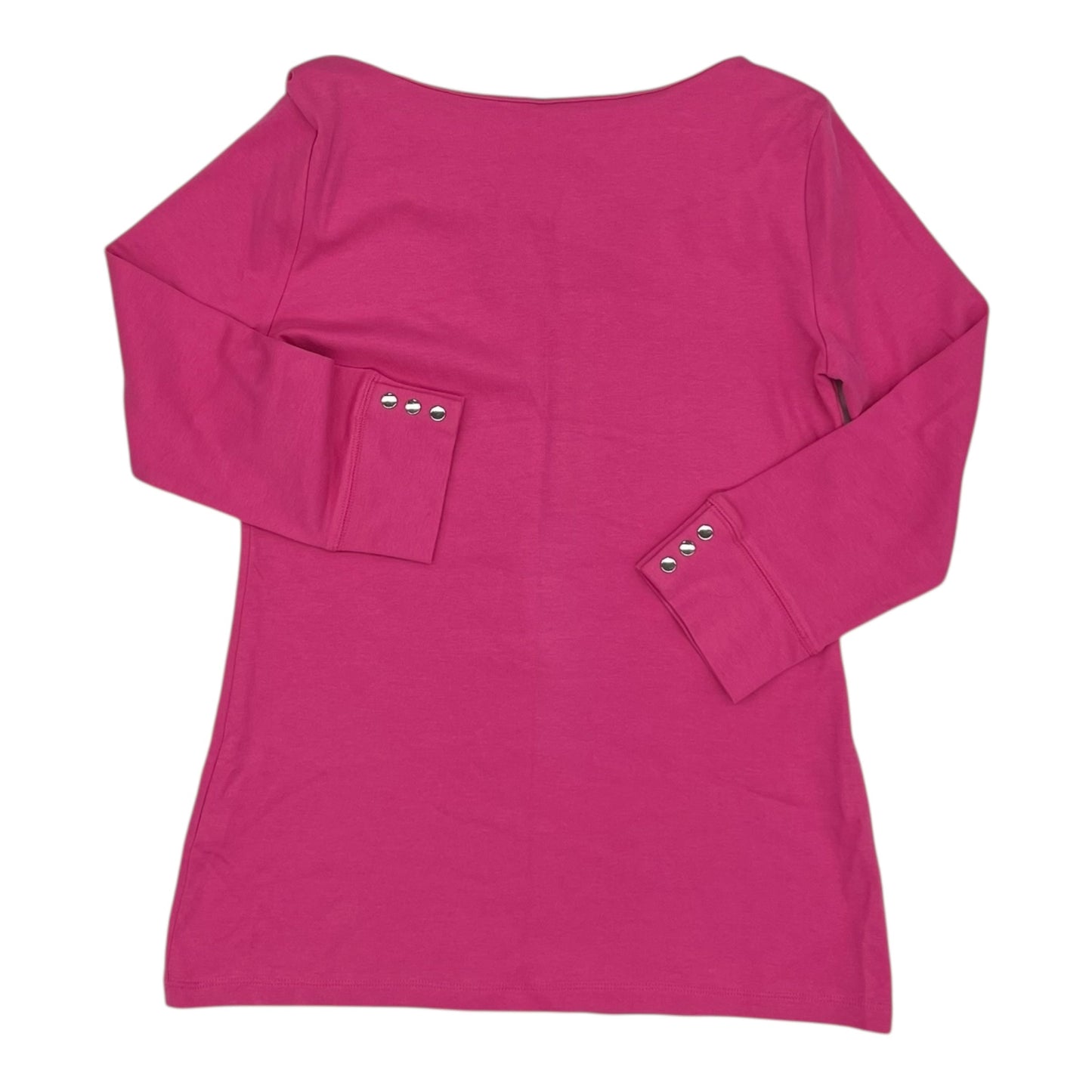 Top 3/4 Sleeve By Banana Republic In Pink, Size:S