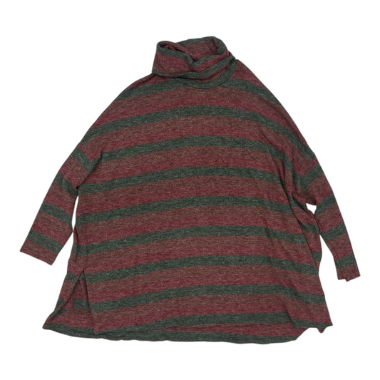 Top Ls By Clothes Mentor In Green & Red, Size:M