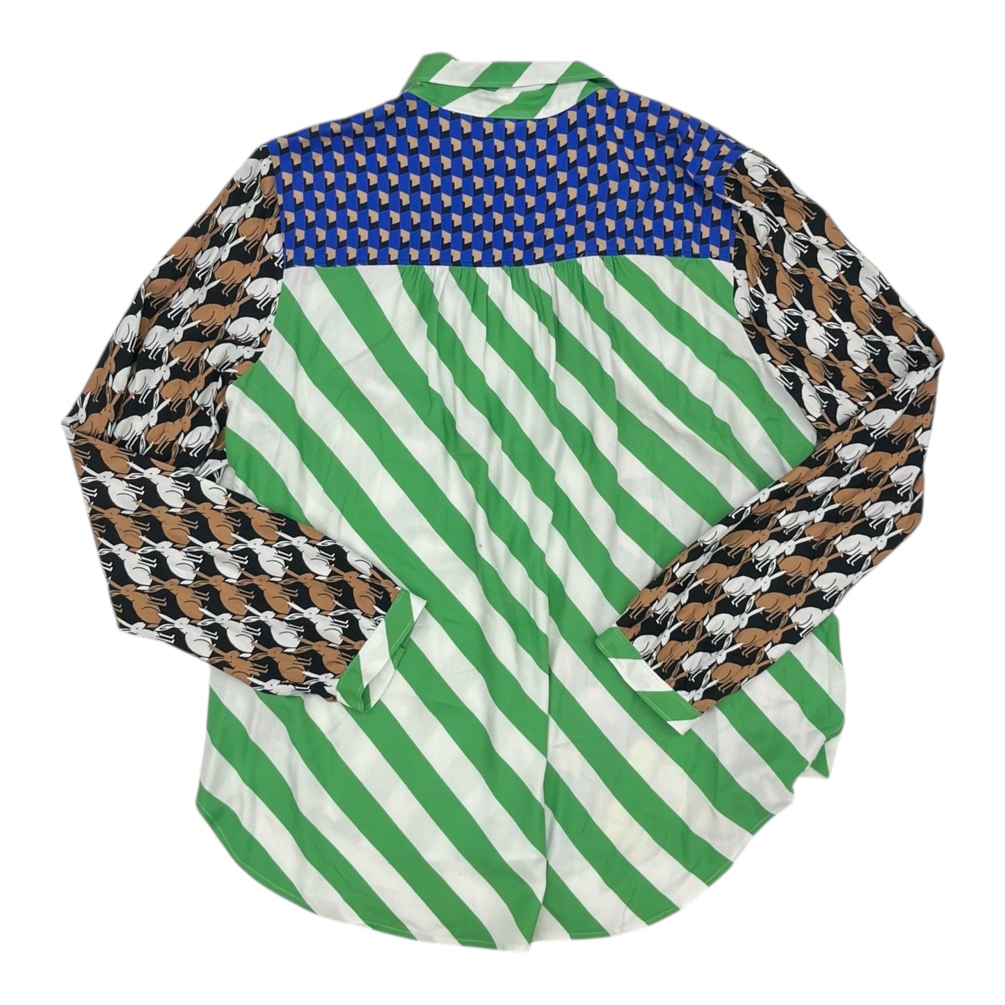 Blouse Ls By Maeve In Multi, Size:L