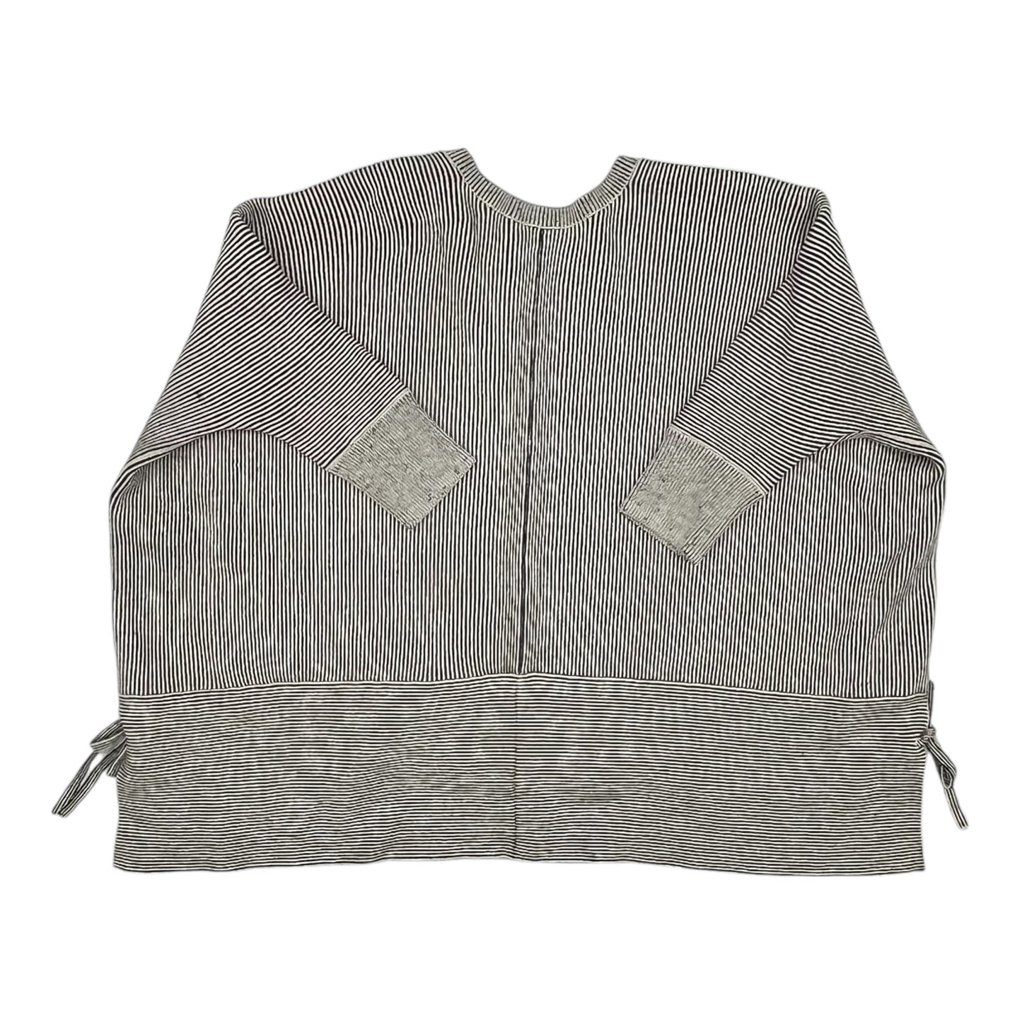 Sweater Cardigan By Cabi In Black & Cream, Size:Xs