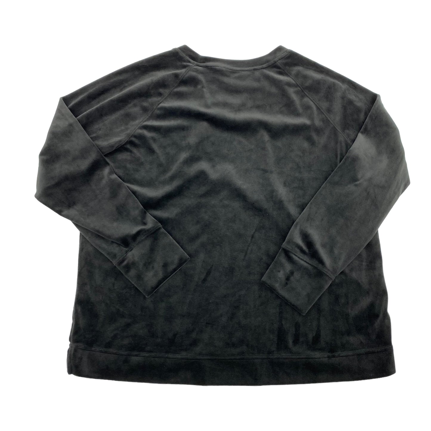 BLACK SWEATSHIRT CREWNECK by TIME AND TRU Size:M