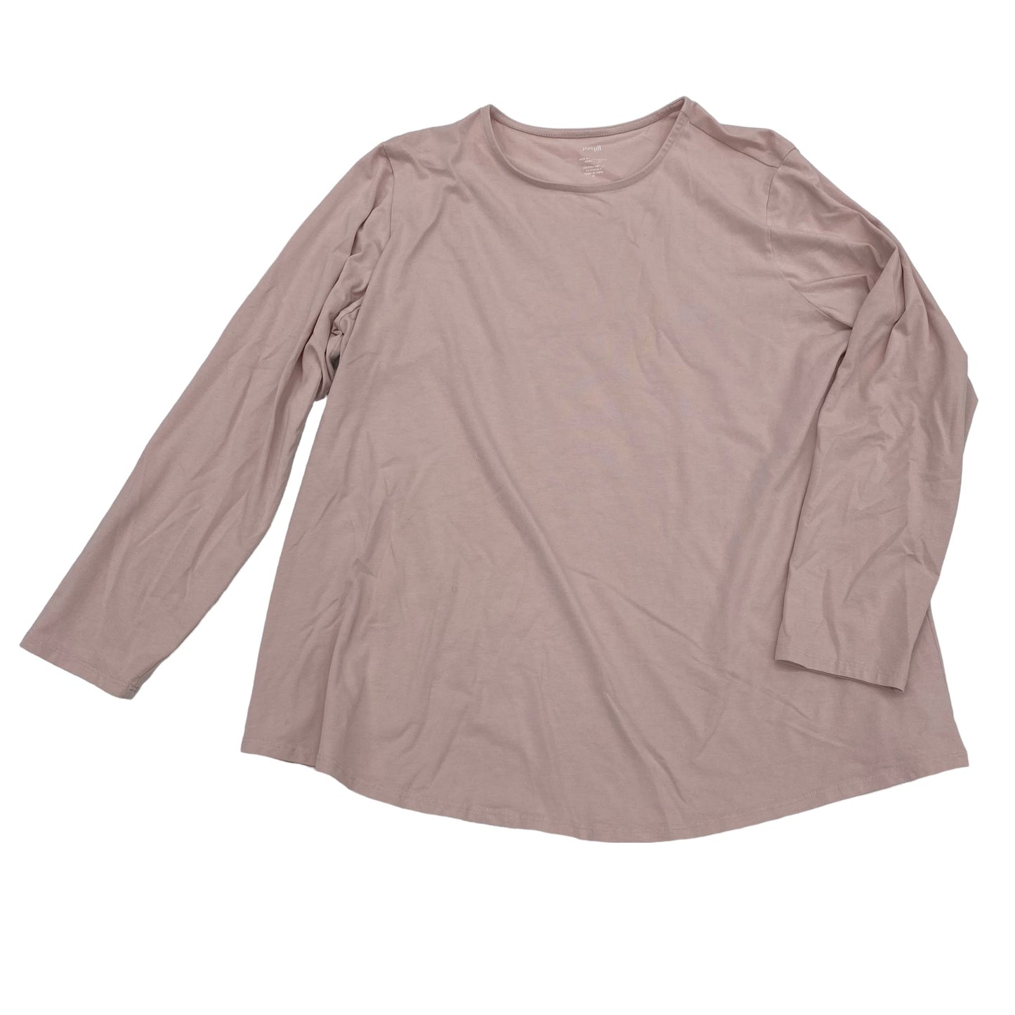 PINK TOP LS BASIC by PURE JILL Size:XL