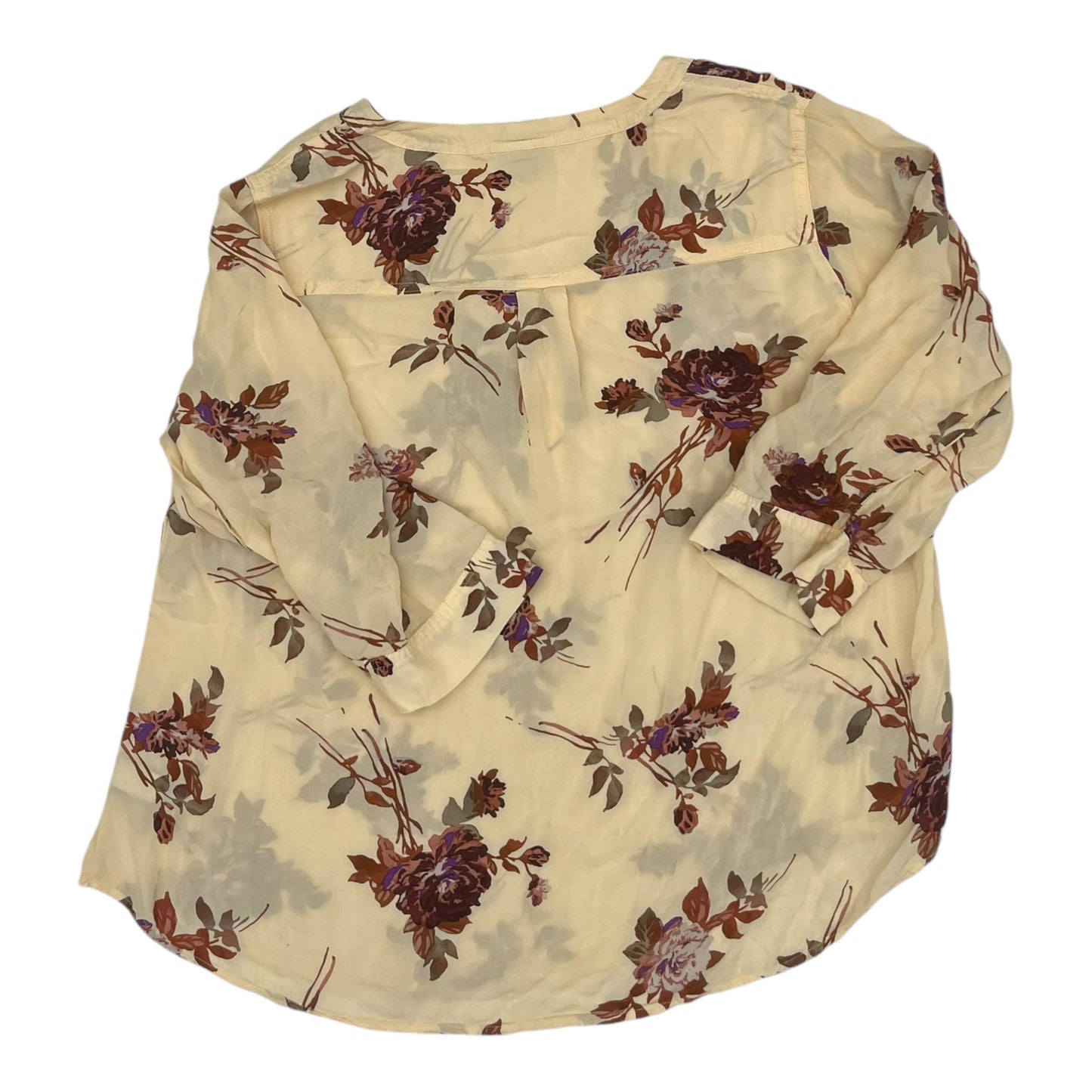 Top 3/4 Sleeve By Torrid In Cream, Size:L