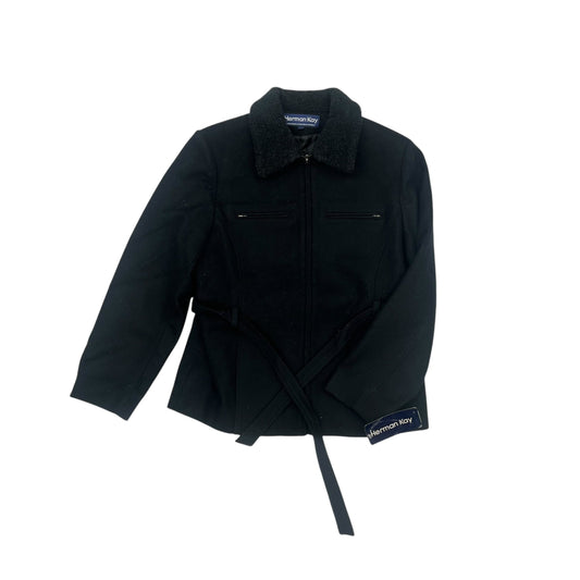 Coat Other By Herman Kay In Black, Size:L