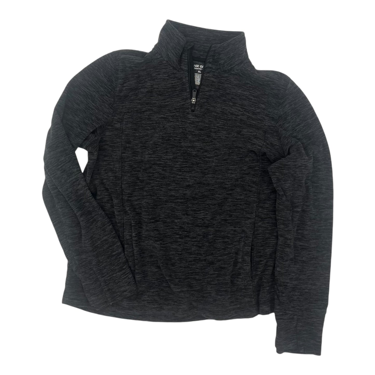 Athletic Sweatshirt Collar By Tek Gear In Grey, Size:Xl