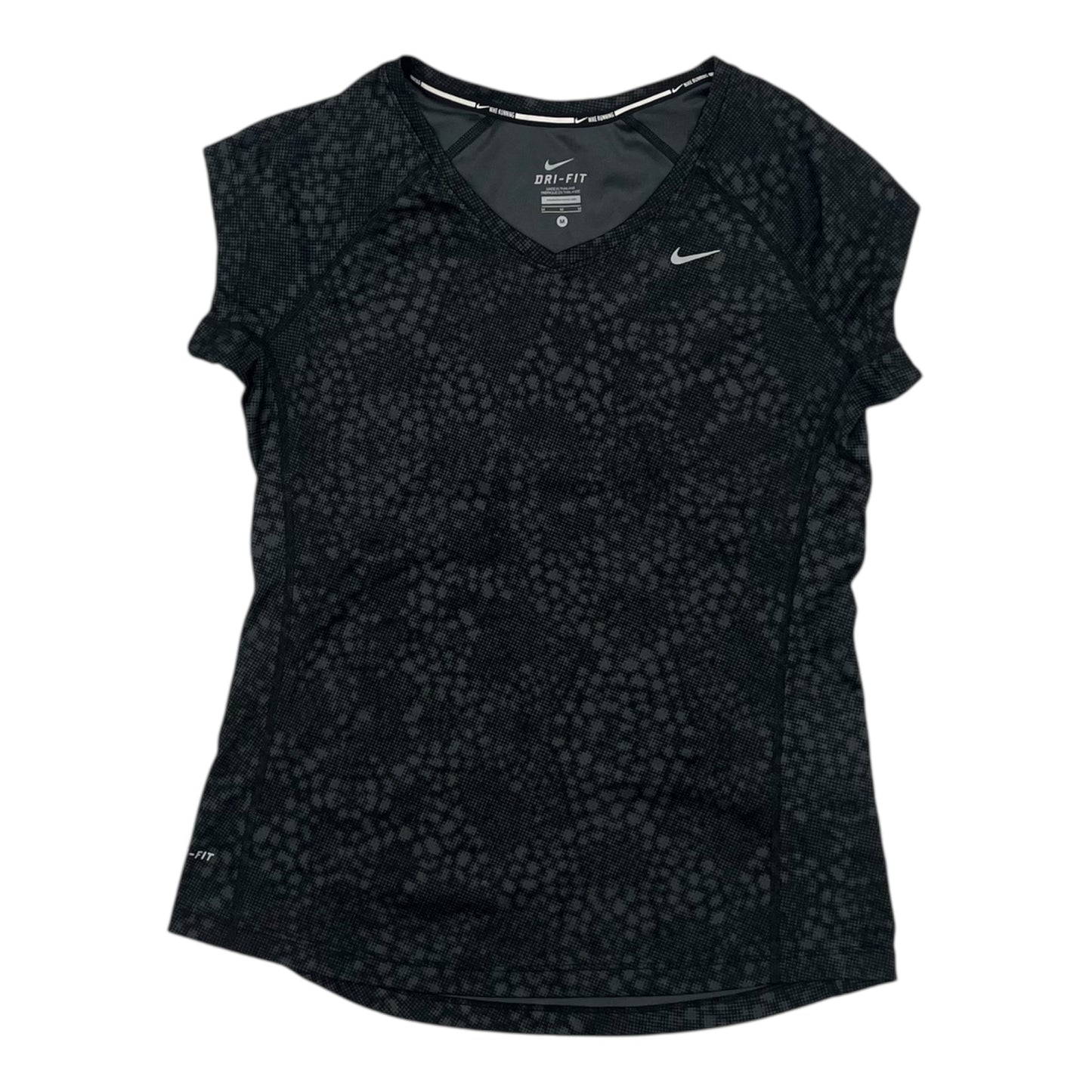 Athletic Top Ss By Nike Apparel In Grey, Size:M