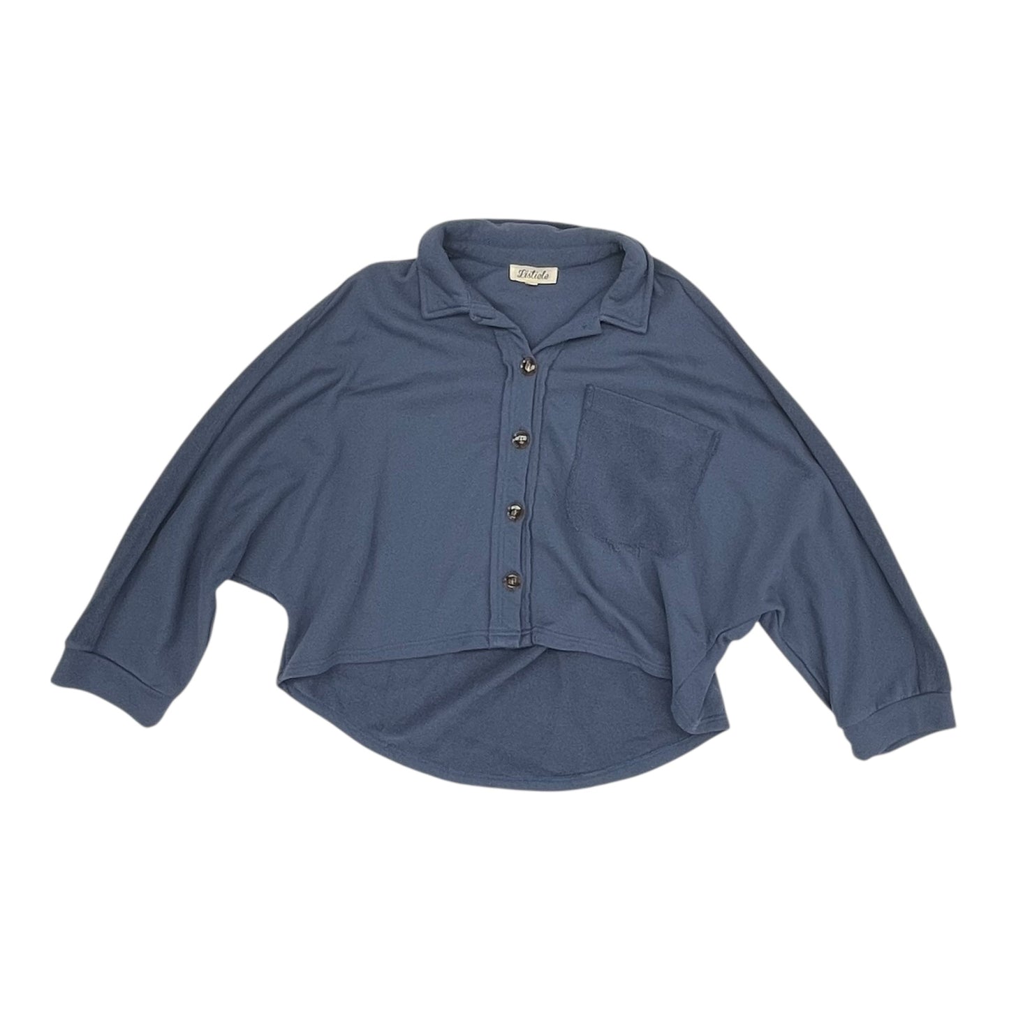 Jacket Shirt By Listicle In Blue, Size:M