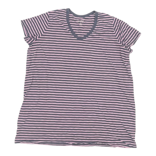 Dress Casual Short By Universal Thread In Grey & Pink, Size:4X