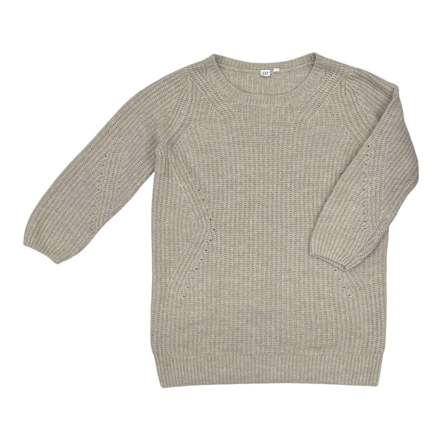 Dress Sweater By Gap In Cream, Size:Xxl