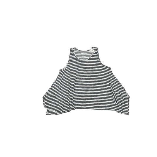 Tank Top By Lane Bryant In Grey & White, Size:4X