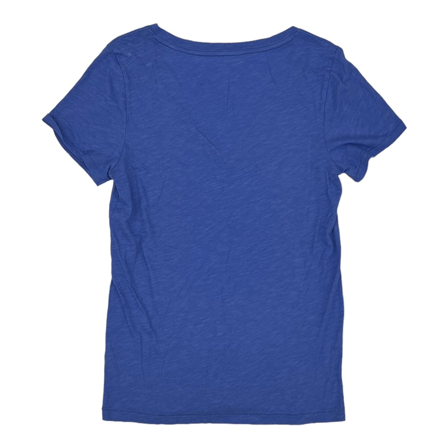 BLUE TOP SS BASIC by J. CREW Size:M