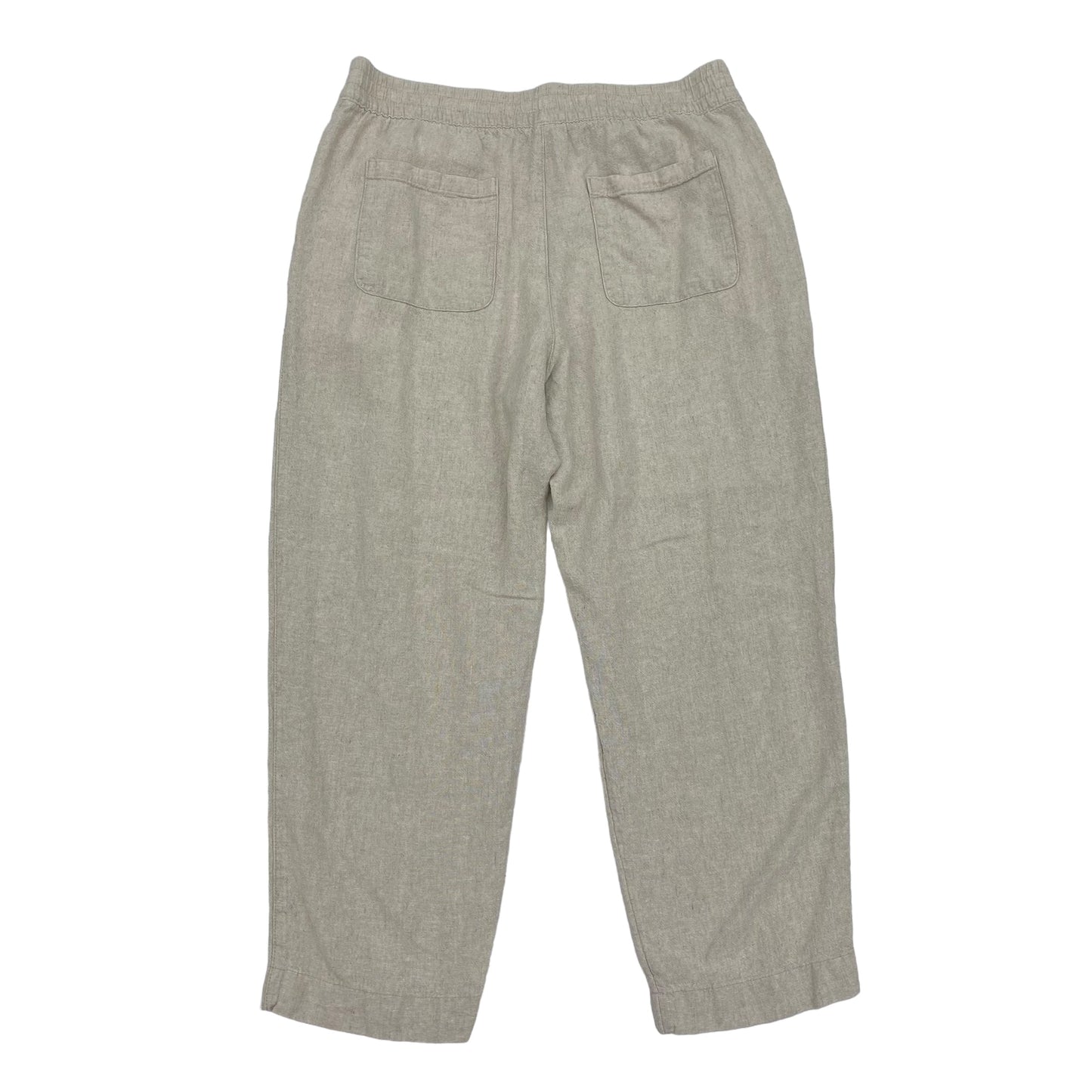 TAN PANTS LINEN by OLD NAVY Size:L