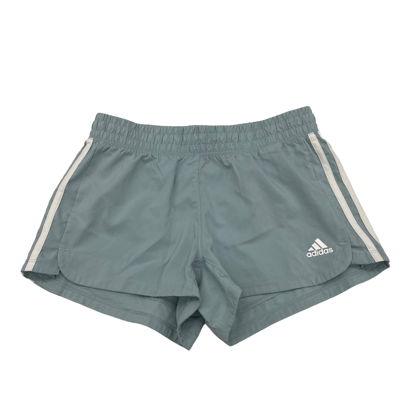 BLUE ADIDAS ATHLETIC SHORTS, Size XS