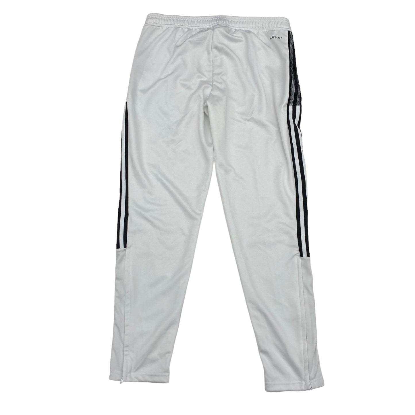 WHITE ATHLETIC PANTS by ADIDAS Size:L