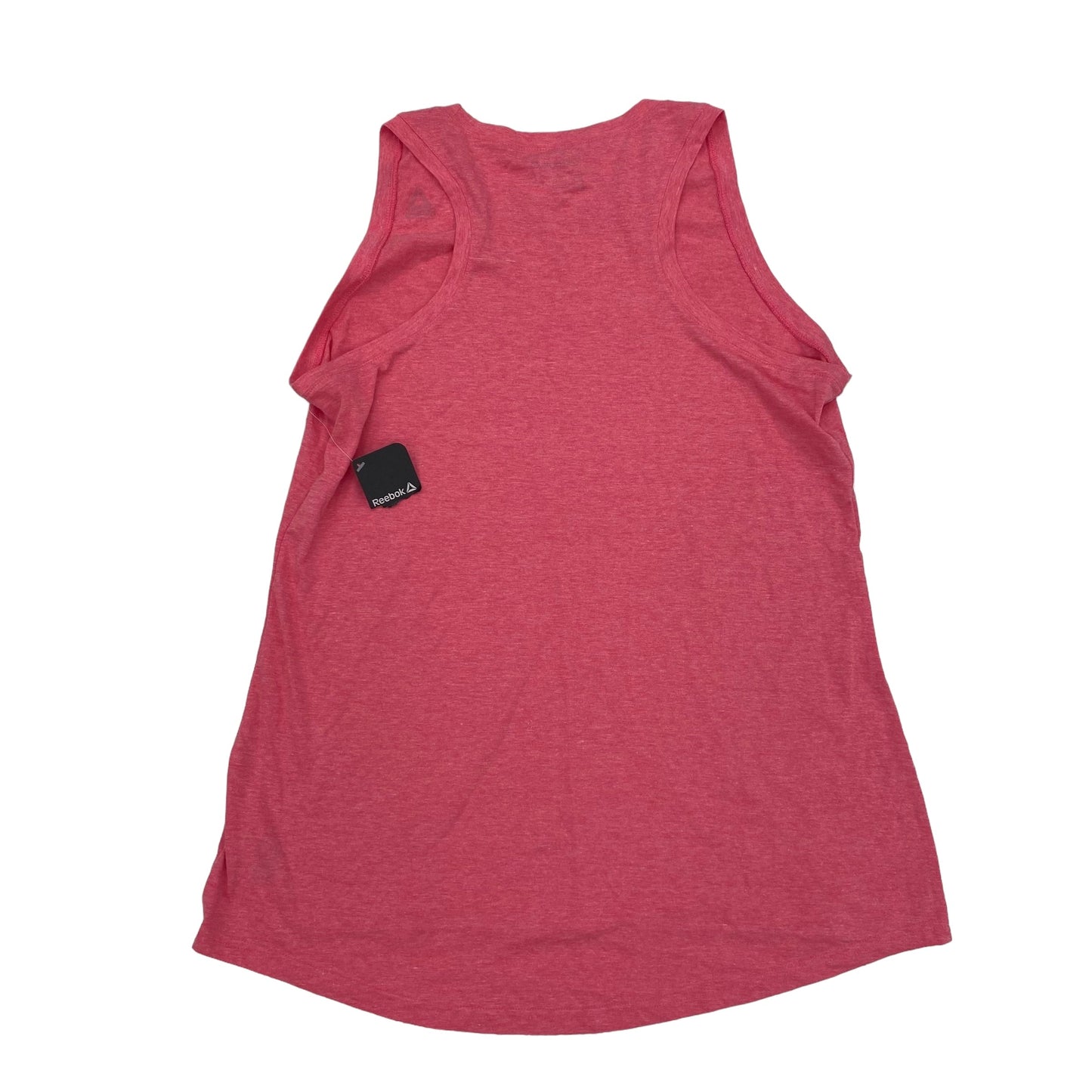 PINK ATHLETIC TANK TOP by REEBOK Size:L