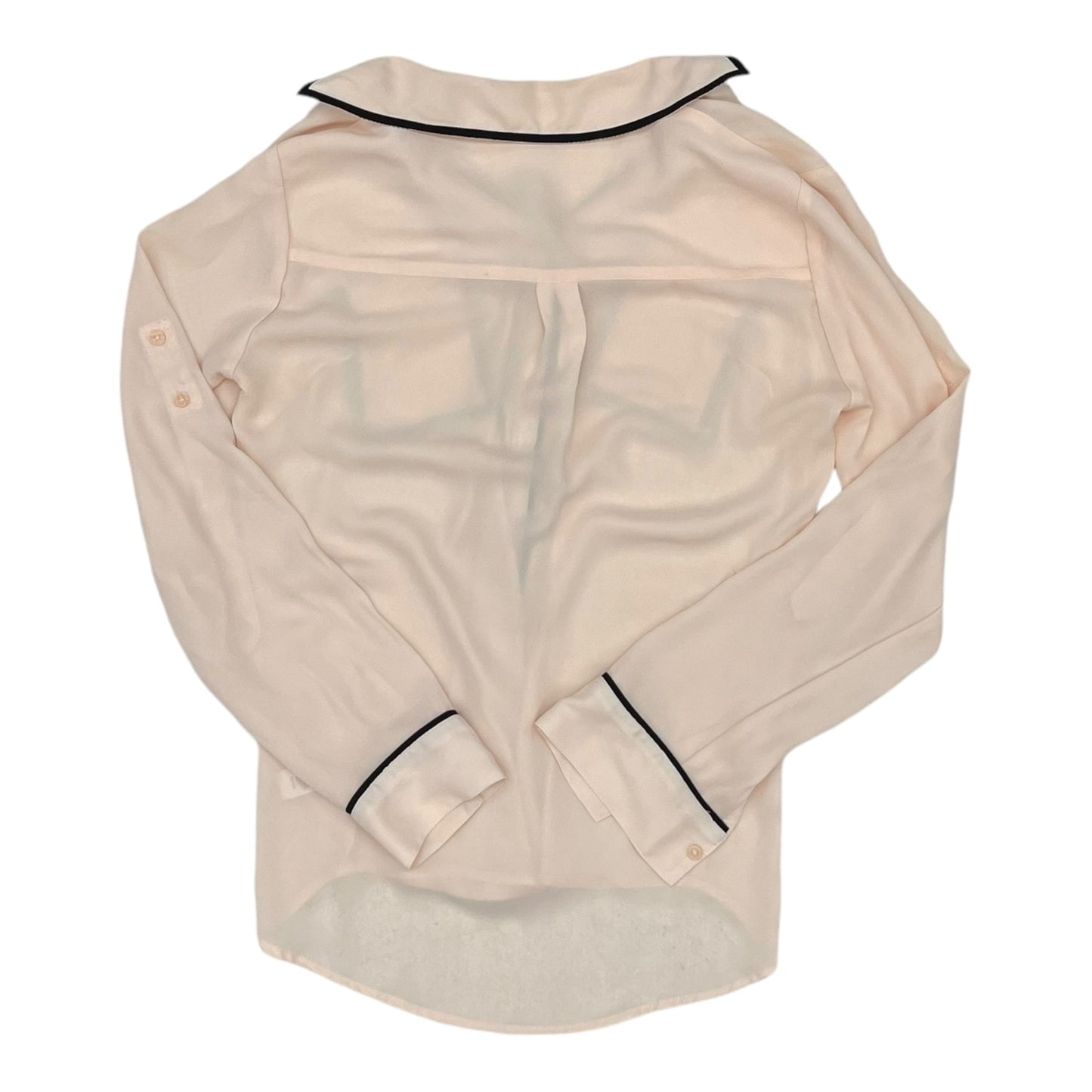 Blouse Ls By Express In Peach, Size:S