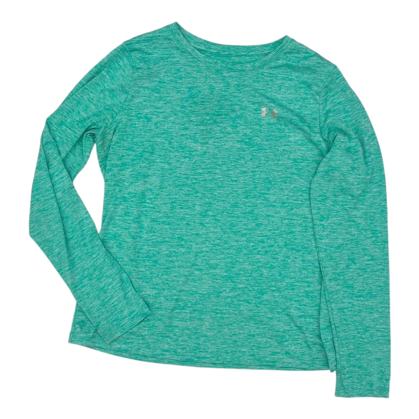 Athletic Top Ls Crewneck By Under Armour In Green, Size:L