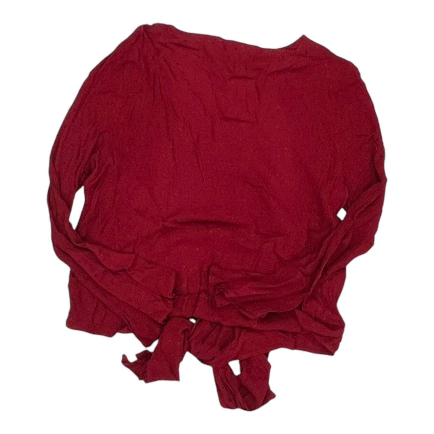 Blouse Ls By Entro In Red, Size:M