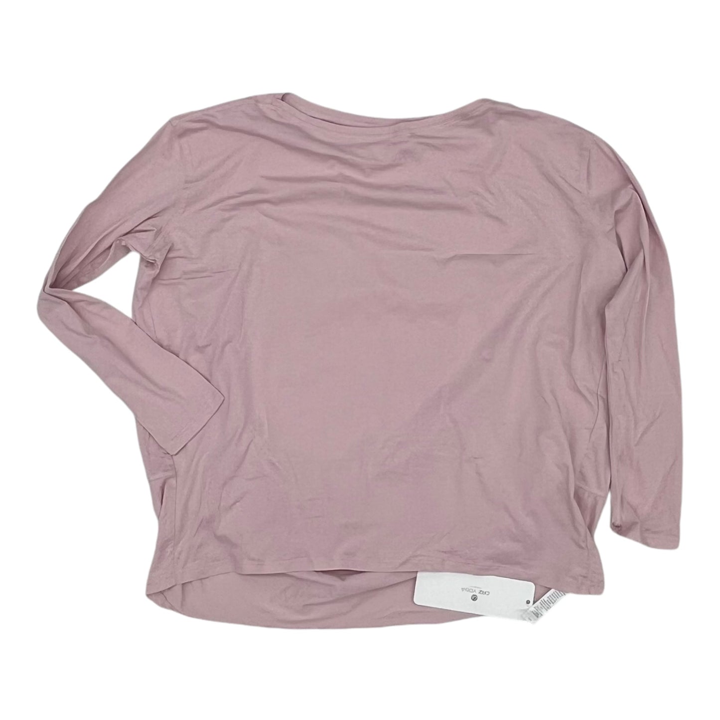 Athletic Top Ls Crewneck By Clothes Mentor In Pink, Size:Xs