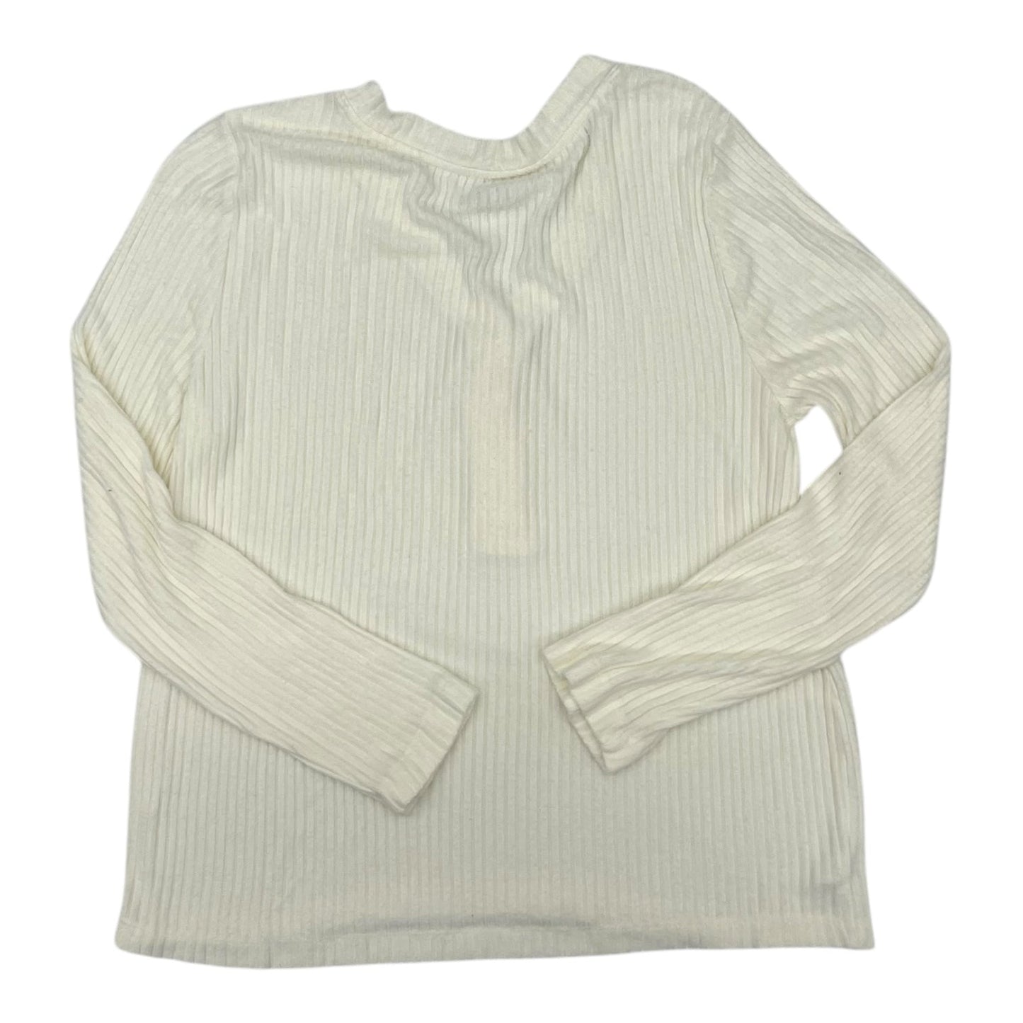 Top Ls By Loft In Cream, Size:L