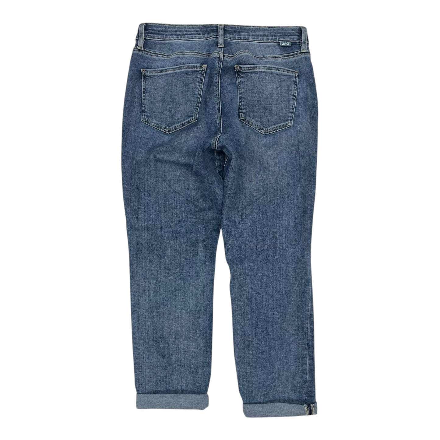 Jeans Straight By Jag In Blue Denim, Size:6P