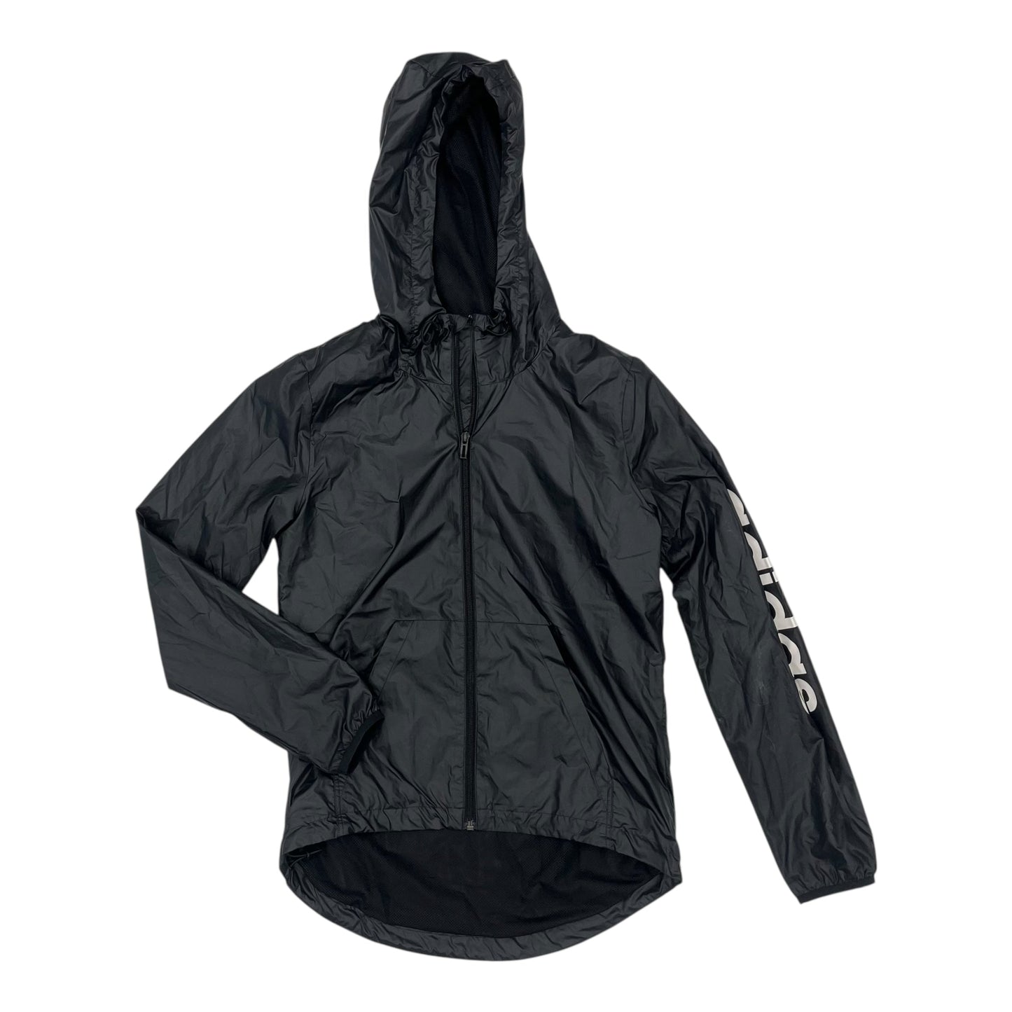 Athletic Jacket By Adidas In Black, Size:Xs