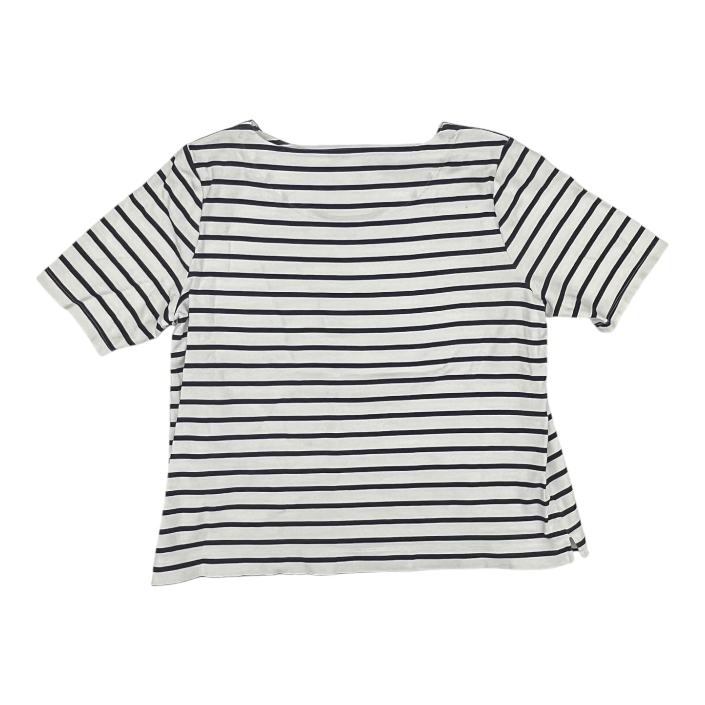 Top Ss By Croft And Barrow In Blue & White, Size:Xl