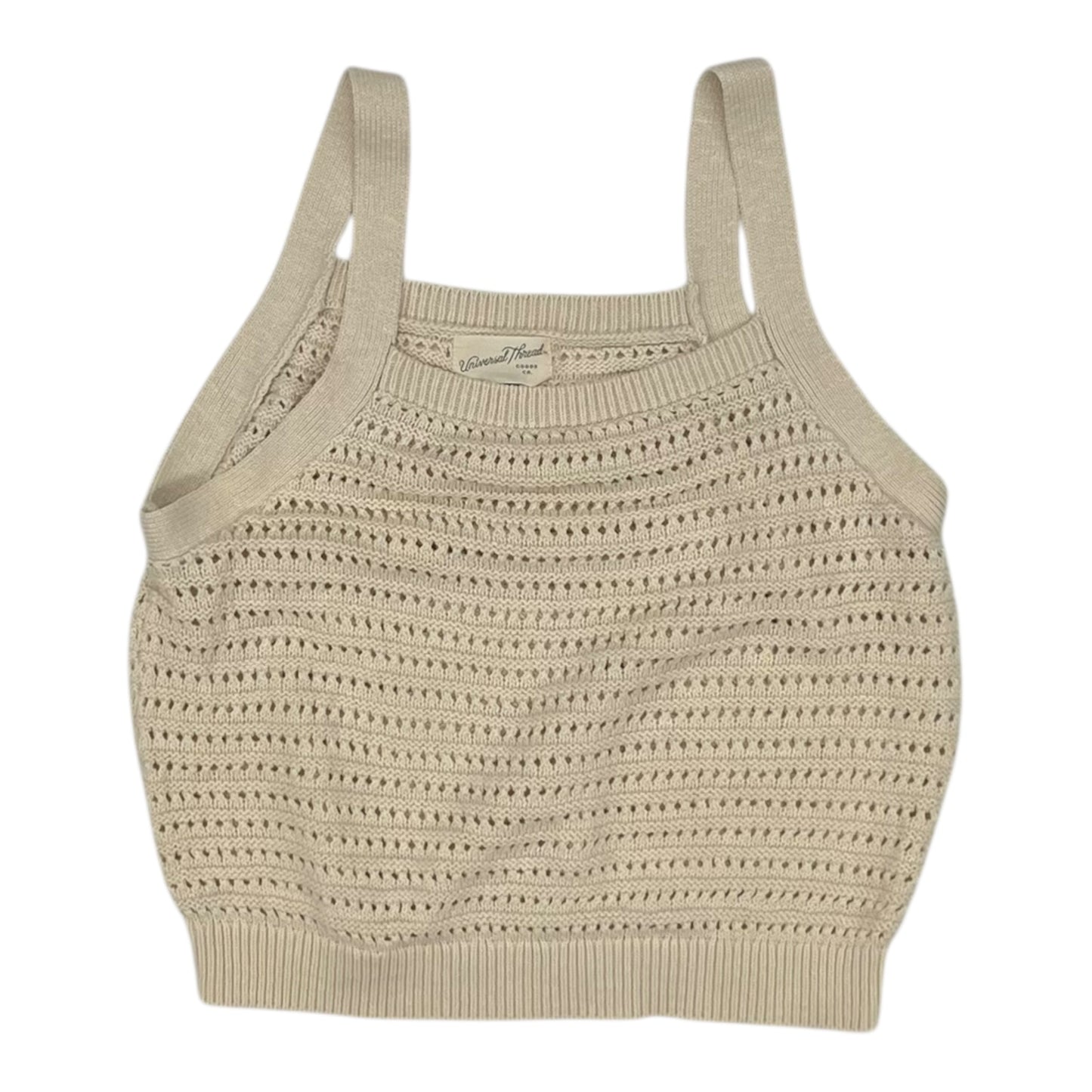 Top Sleeveless By Universal Thread In Tan, Size:M