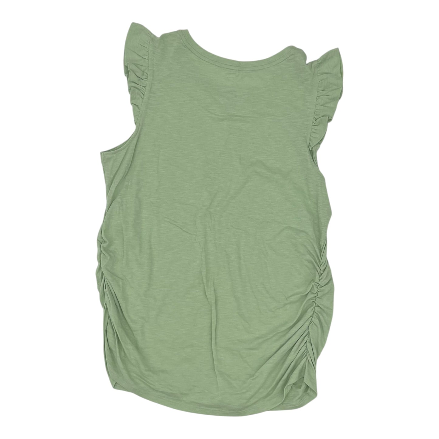 MATERNITY TOP SLEEVELESS by A GLOW in GREEN, Size:XL