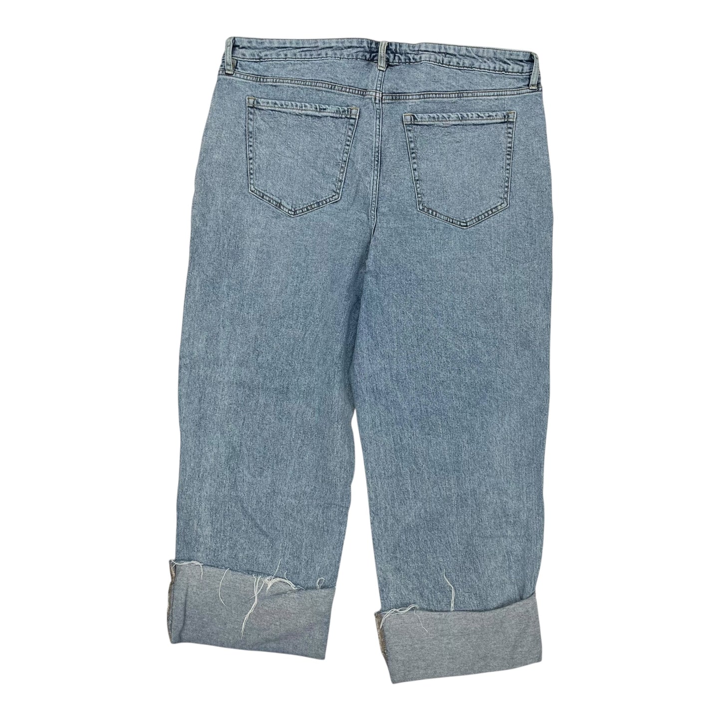 Jeans Straight By Ava & Viv In Blue Denim, Size:20