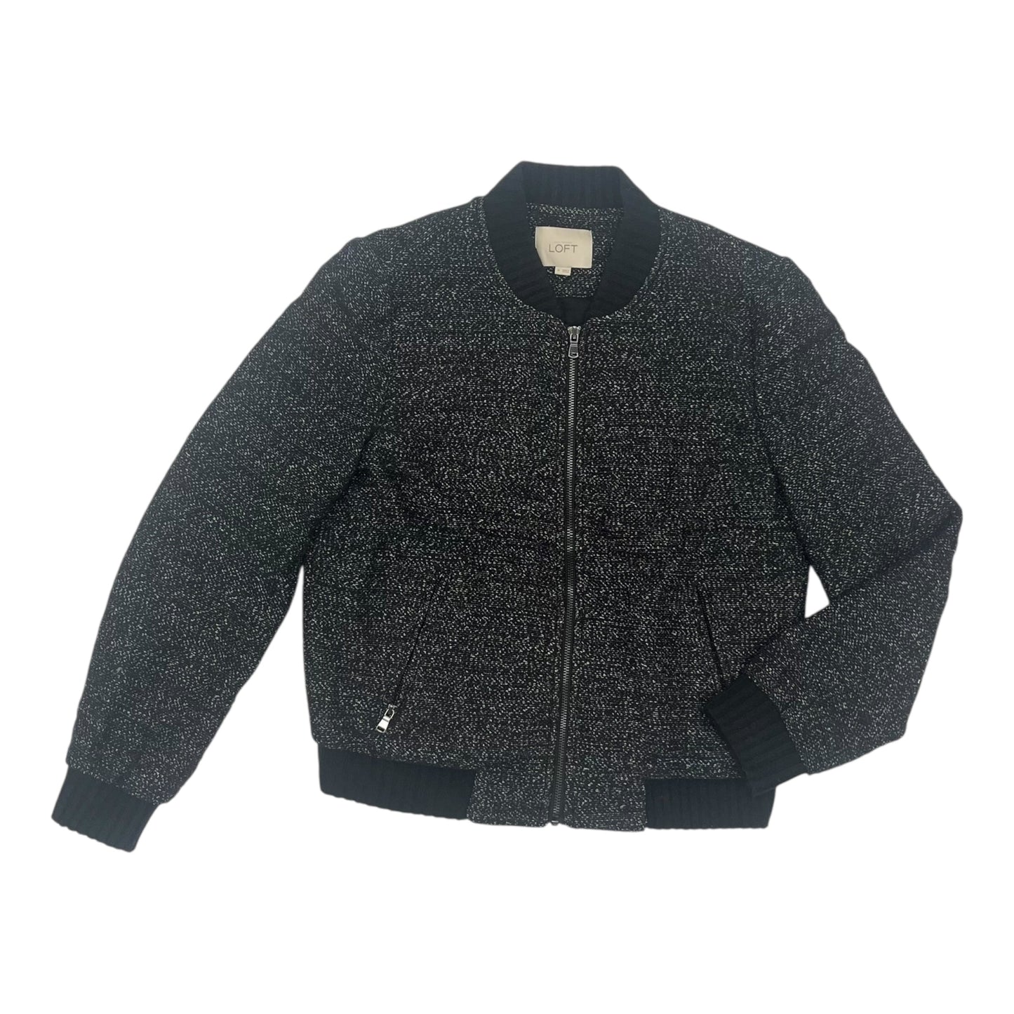 Jacket Moto By Loft In Black, Size:M