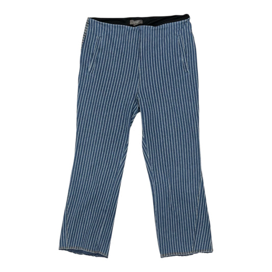 Pants Cropped By Lysse In Blue Denim, Size:L