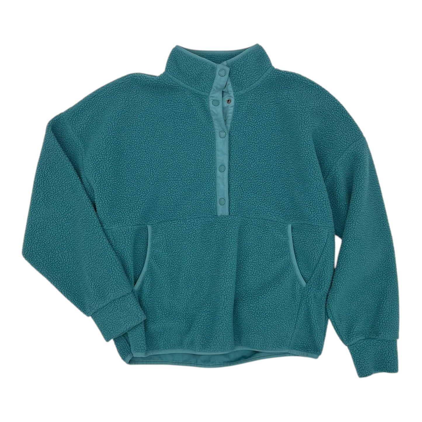 Sweatshirt Collar By Kyodan In Green, Size:M
