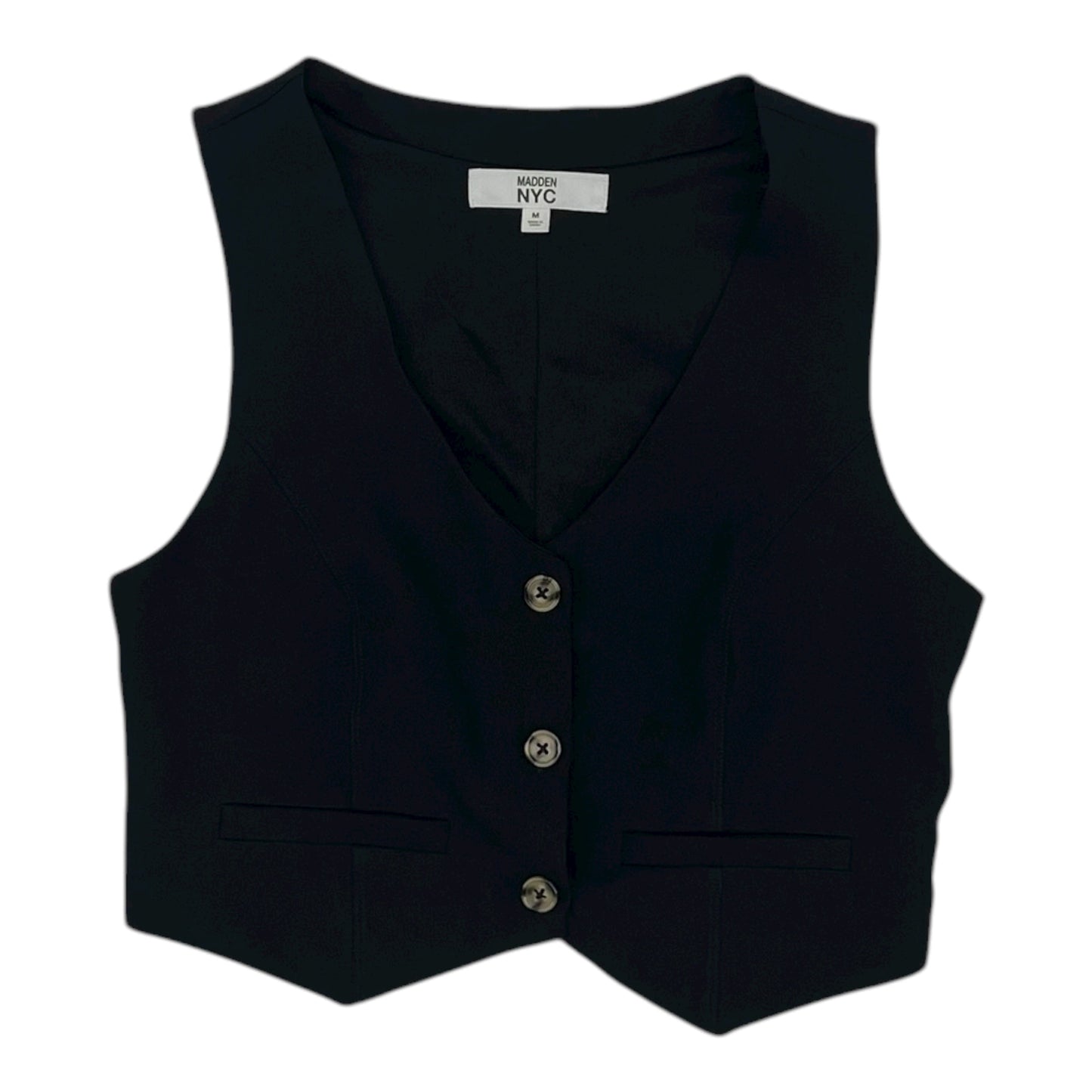 Vest Other By Madden Nyc In Black, Size:M