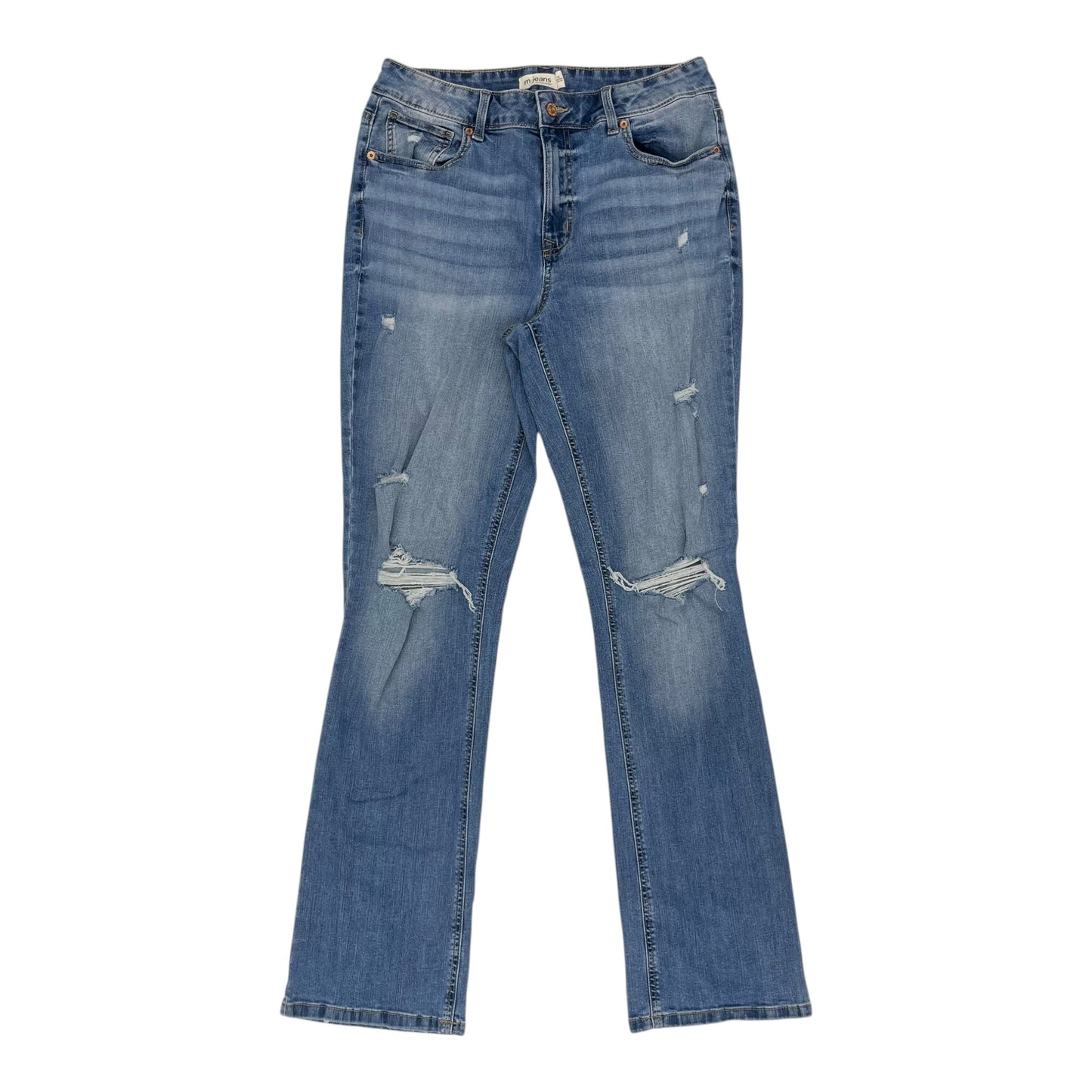 Jeans Boot Cut By Maurices In Blue Denim, Size:12