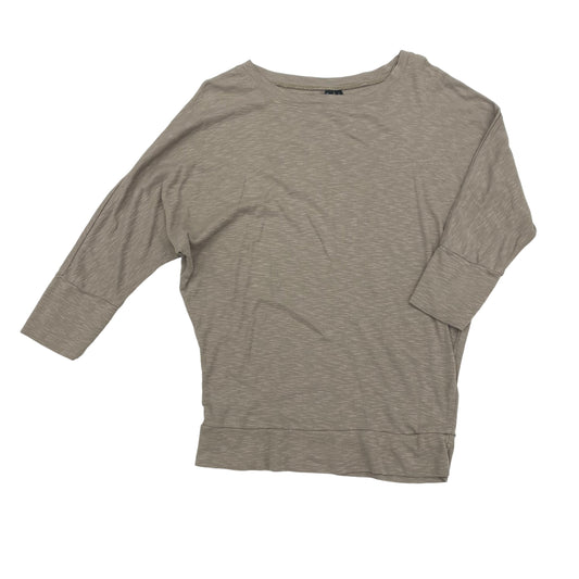 TAUPE TOP 3/4 SLEEVE by CYNTHIA ROWLEY Size:L