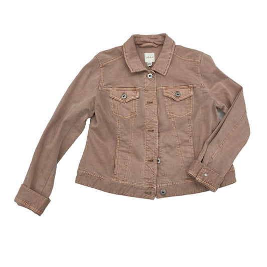 TAN DENIM JACKET DENIM by J. JILL Size:PETITE   XS