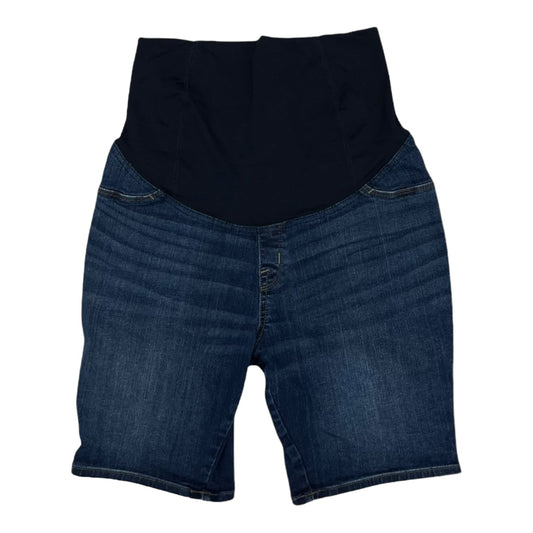 BLUE DENIM MAT SHORTS by ISABEL MATERNITY Size:8