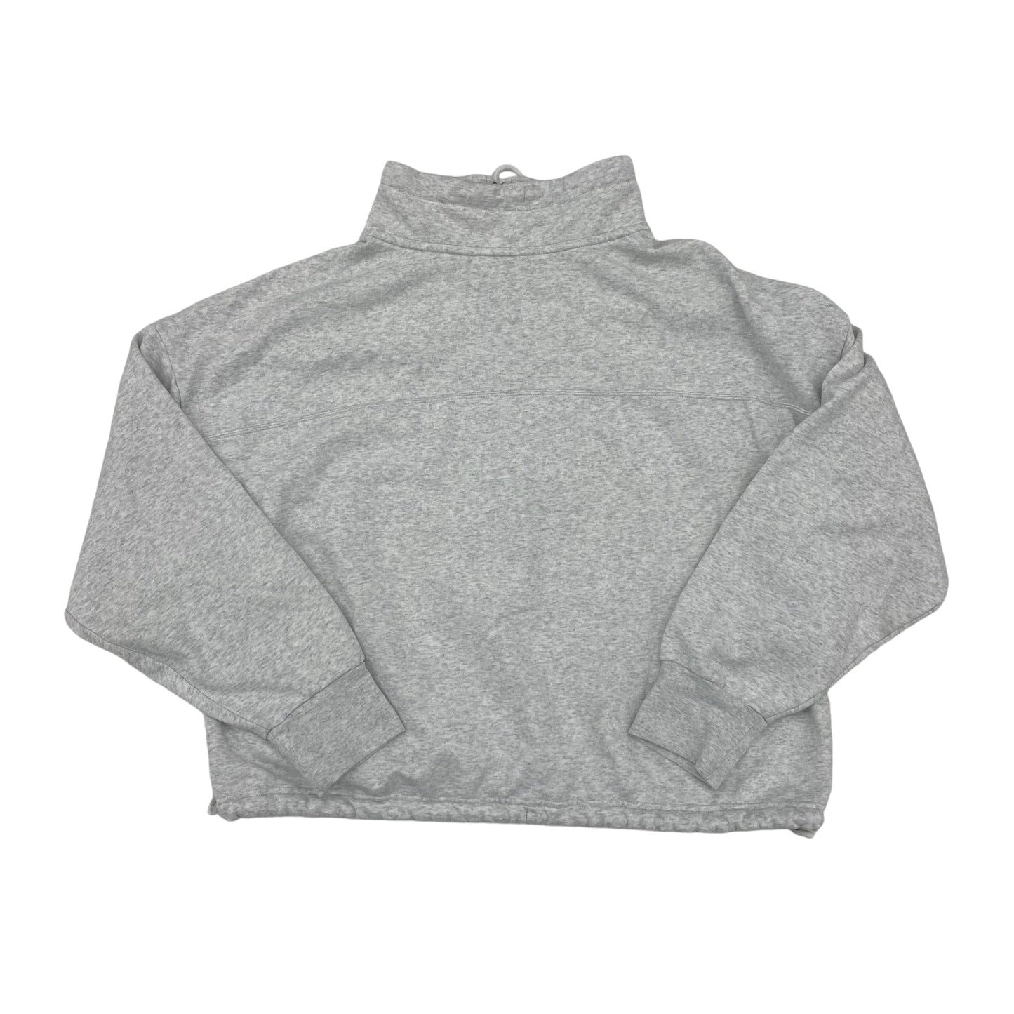 Athletic Top Ls Collar By Dsg Outerwear In Grey, Size:2X