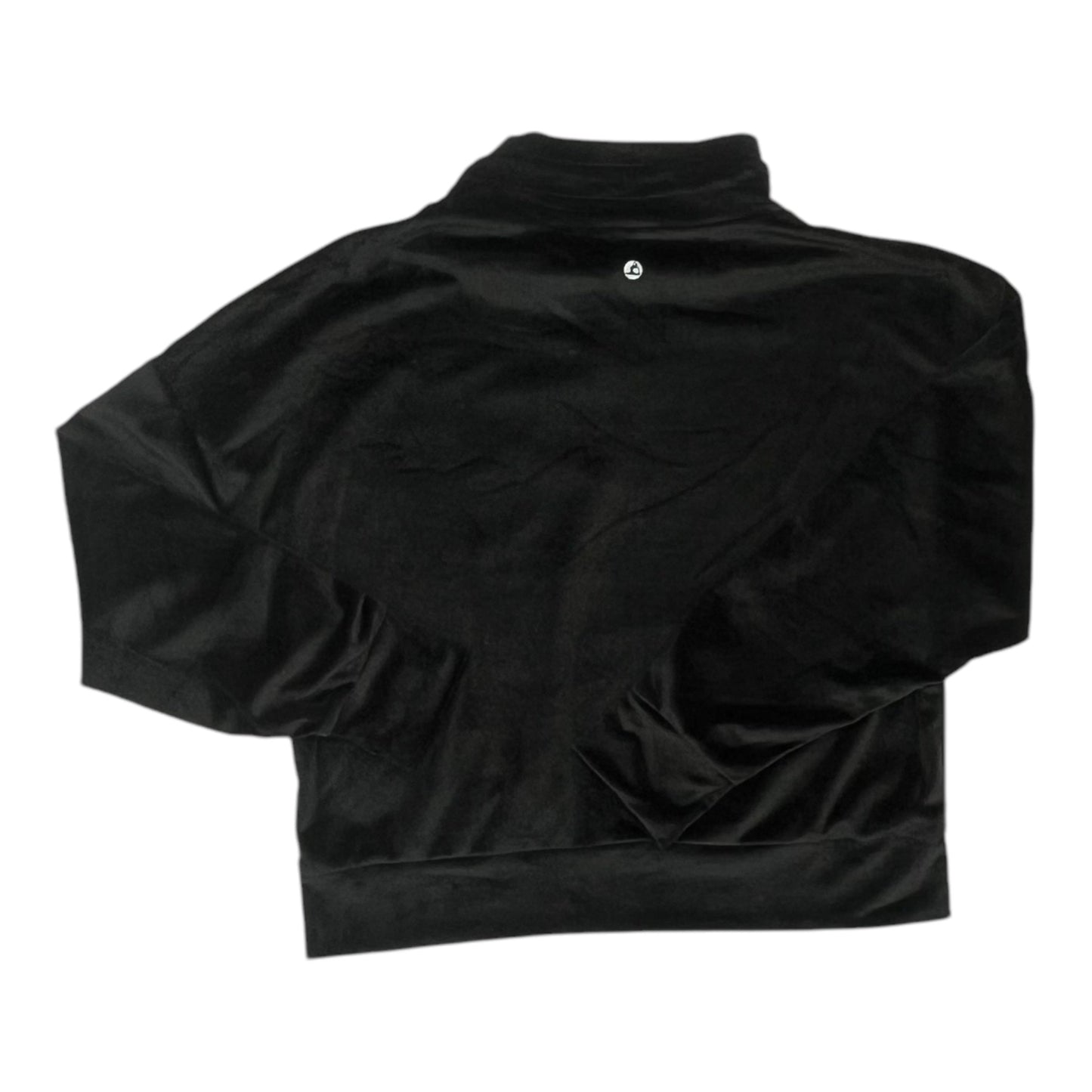 Athletic Top Ls Collar By Clothes Mentor In Black, Size:M