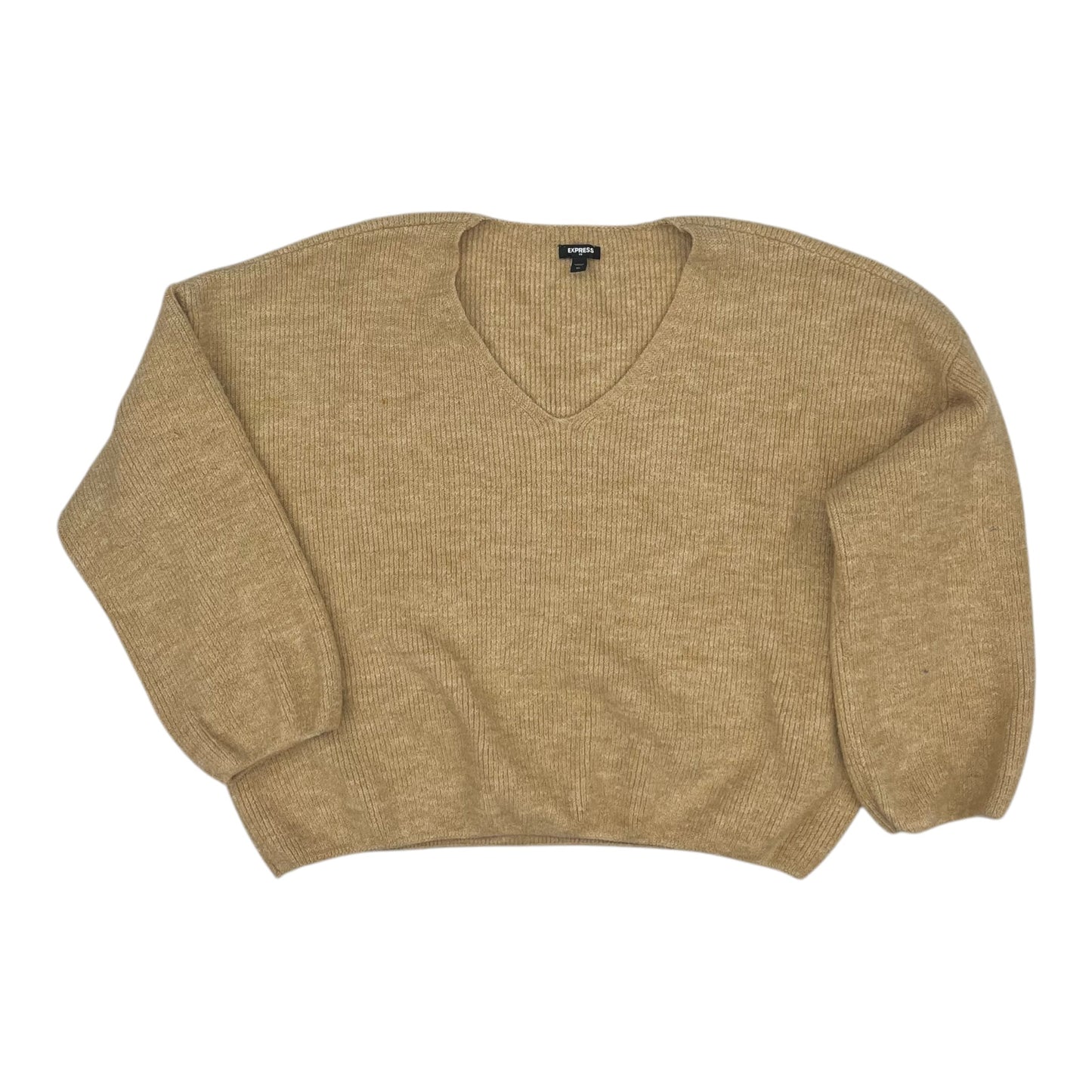 Sweater By Express In Tan, Size:Xl