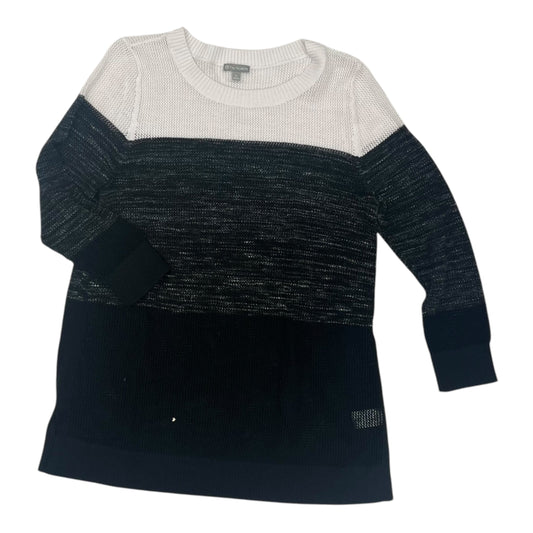 Sweater By Talbots In Black & White, Size:Sp