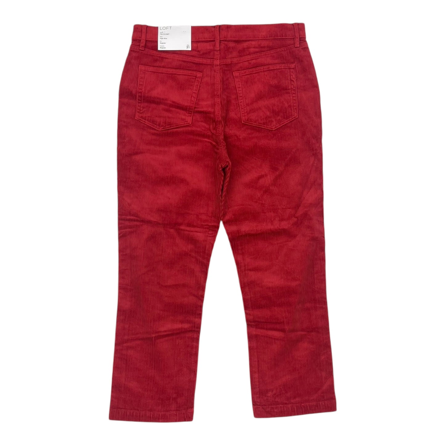 Pants Corduroy By Loft In Red, Size:12