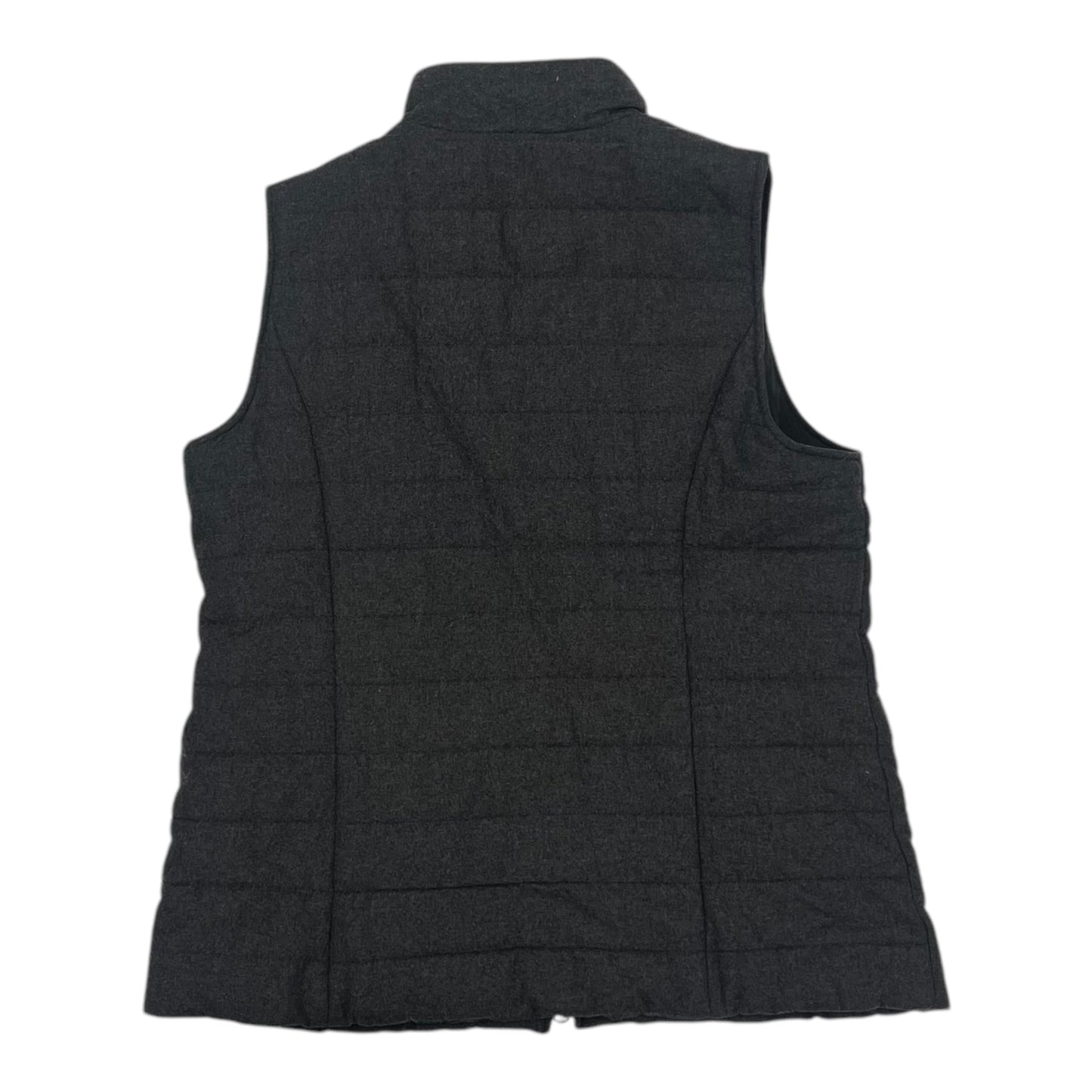 Vest Puffer & Quilted By J. Jill In Grey, Size:M