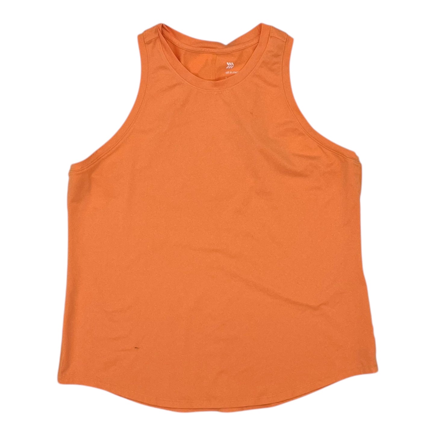 Athletic Tank Top By All In Motion In Orange, Size:L