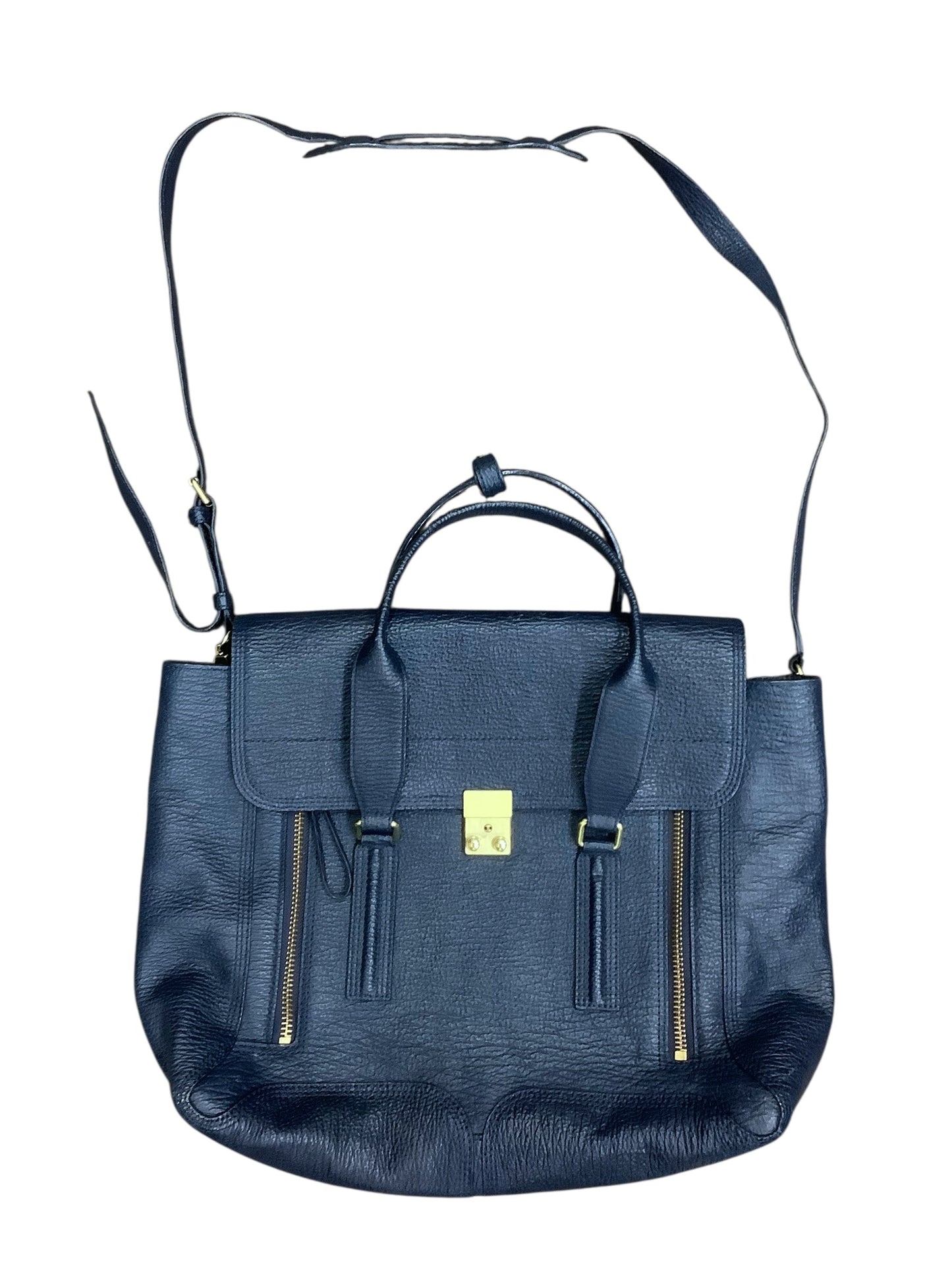 Handbag Designer By 3.1 Phillip Lim In Navy, Size:Large