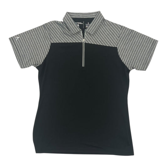 Athletic Top Ss By Clothes Mentor In Black, Size:S